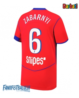 Paris Saint-Germain Illia Zabarnyi #6 Tricou Fotbal Replică 2025-26 Barbati Treilea